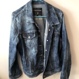 Maurices Plus Size 2 Acid Wash Jean Jacket